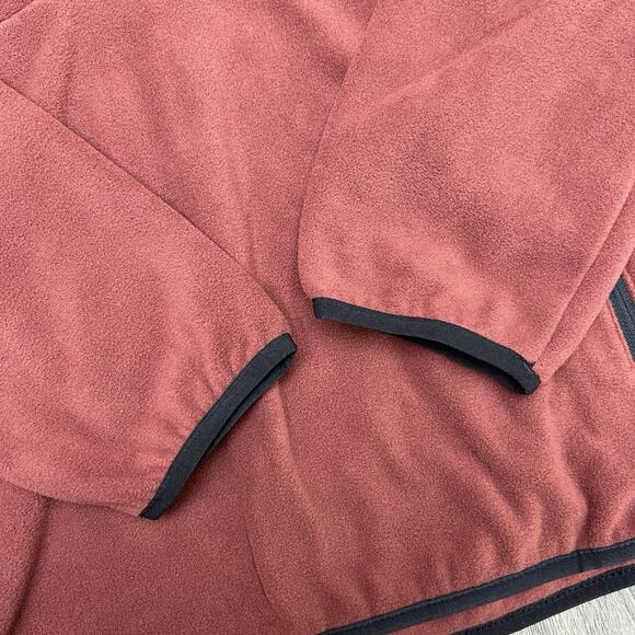 Columbia 1/2 Zip Fleece Jacket Size Small Mens Maroon Sequoia Grove $60 - Picture 7 of 12